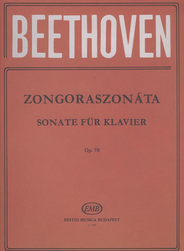 Klaviersonaten in Einzelausgaben (Weiner) : op. 78, Fis-Dur