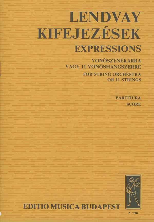 Expressions für Streichorchester oder 11 Streich : für Streichorchester oder 11 Streichinstrumente