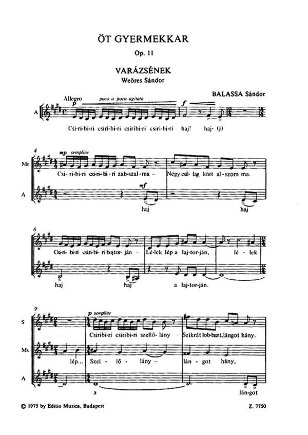 Five Children's Choruses
