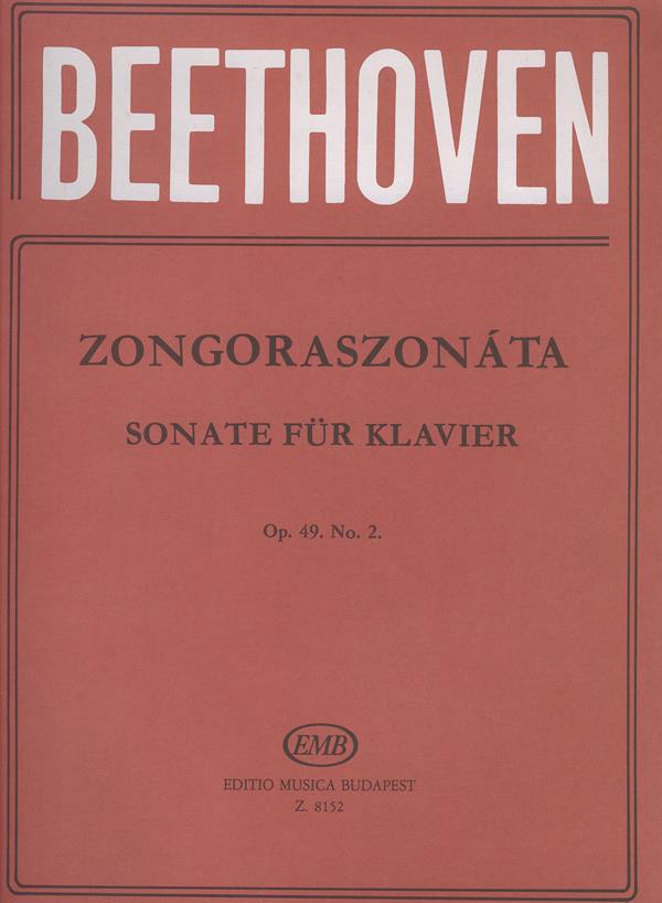 Klaviersonaten in Einzelausgaben (Weiner) : op. 49 Nr. 2, G-dur