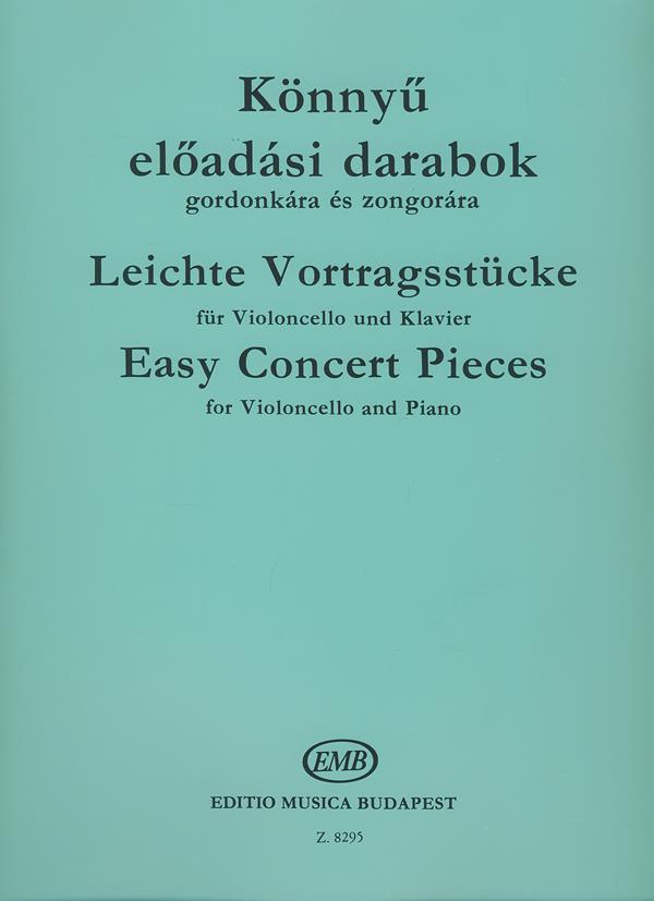 Leichte Vortragsstücke - Easy Concert Pieces : für Violoncello und Klavier - for Violoncello and Piano