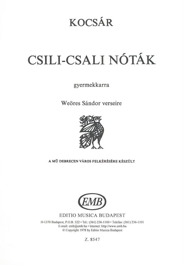 Csili-csali notak : Children Choir