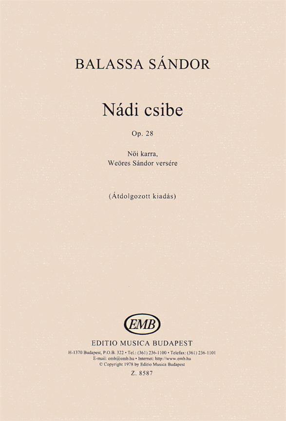 Nádi csibe - for female choir