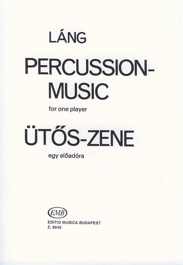 Percussion Music Für Einen Spieler