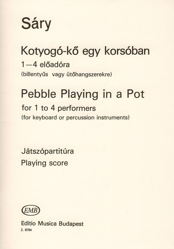 Pebble Playing in a Pot für 1 bis 4 Spieler : für 1 bis 4 Spieler