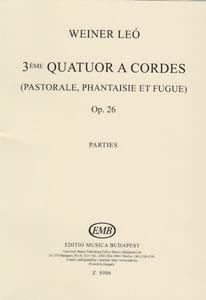 Streichquartett Nr. 3 Op. 26