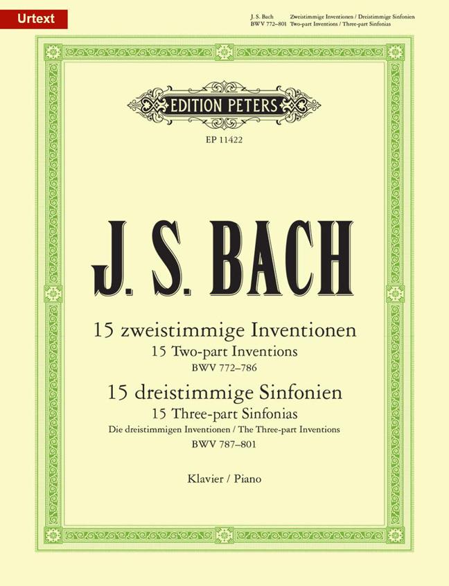 Inventions And Sinfonias : New Urtext Edition