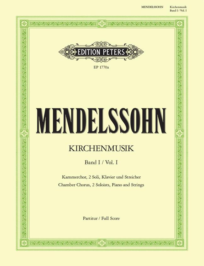 Kirchenmusik Vol.1 : Chorwerke mit Orgelbegleitung