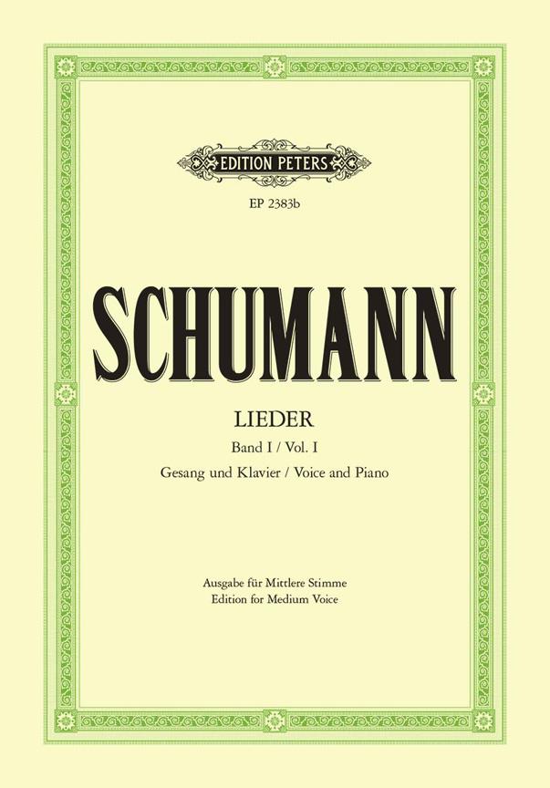 Lieder I - For Medium Voice