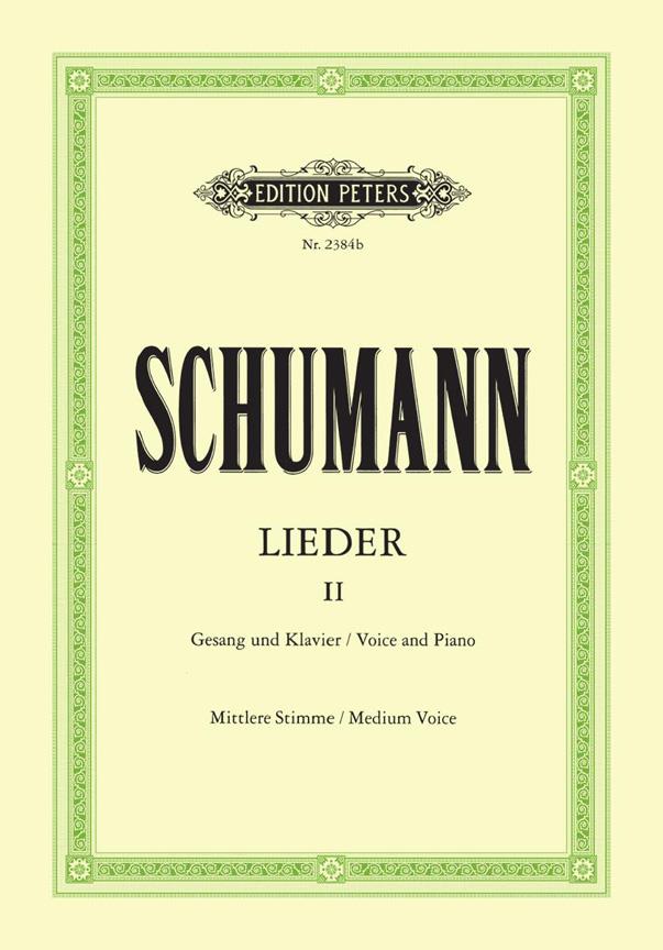 Lieder II - Gesang Und Klavier