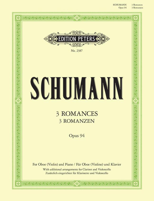 Three Romances For Oboe Op.94