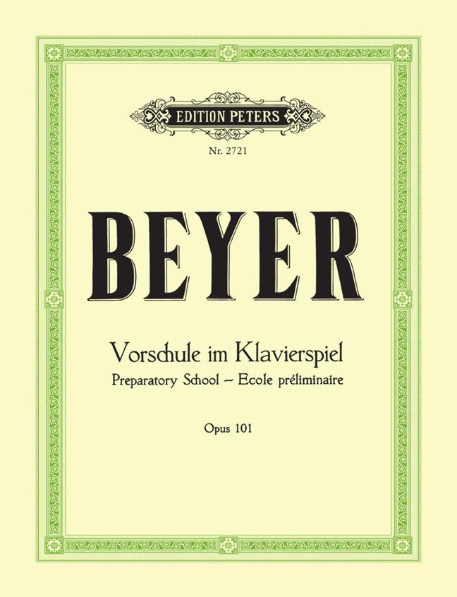 Vorschule im Klavierspiel Op.101 : Preparatory School - École préliminaire