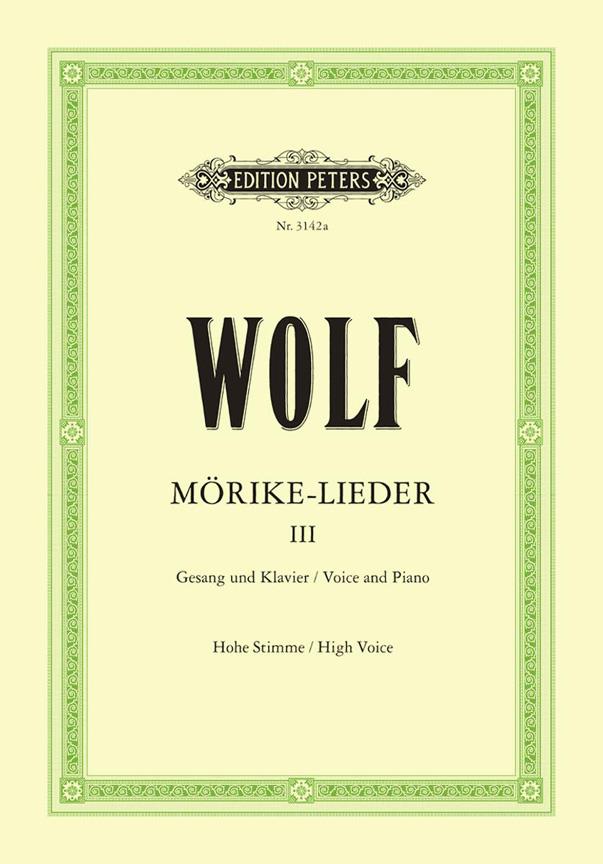 Mörike-Lieder Vol. 3 : 53 Lieder