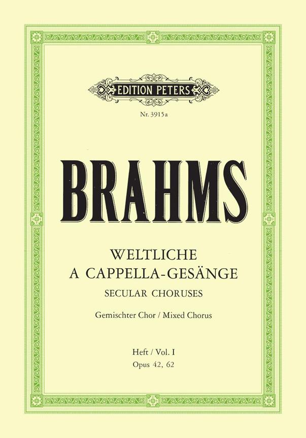 Weltliche Gesange 1 Op.42(62)