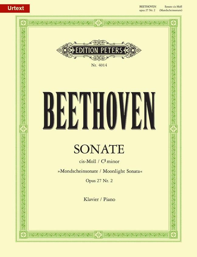 Sonata No.14 Op.27 In C Sharp Minor 'Moonlight'