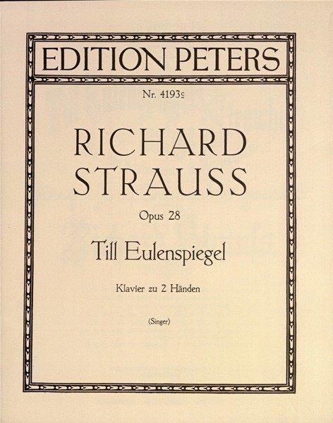 Till Eulenspiegels lustige Streiche Op. 28 : (Arranged for Piano)