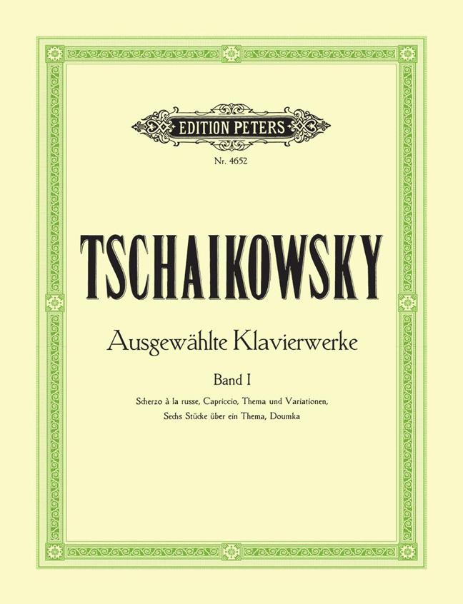 Piano Works Volume 1 : Band 1 - Tschaikowsky