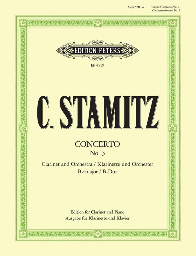 Klarinettenkonzert Nr.3 - Clarinet Concerto no. 3 : in B-Dur / Bb Major