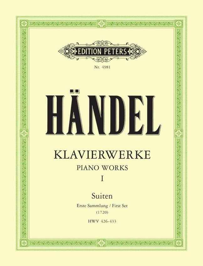 Keyboard Works Vol. 1 : Suiten HWV 426-433 - Handel