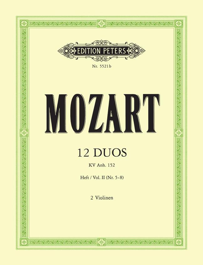 12 Duets K.Anh.152 Vol.2
