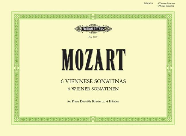 Viennese Sonatinas - Piano 4 Hands : Bearbeitung von fremder Hand nach: Divertimenti B-Dur KV Anh. 229 [439b]