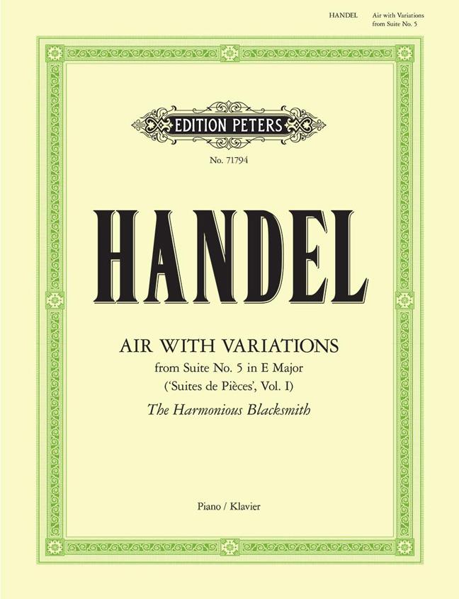 Air with Variations The Harmonious Blacksmith