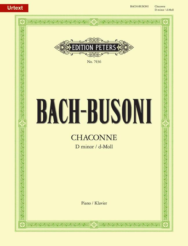 Chaconne In D Minor BWV 1004 For Piano : for Solo Violin