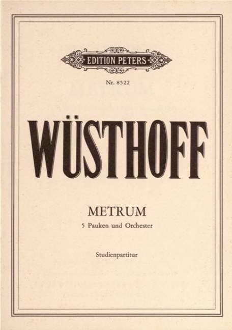 Metrum for Five Timpani and Orchestra