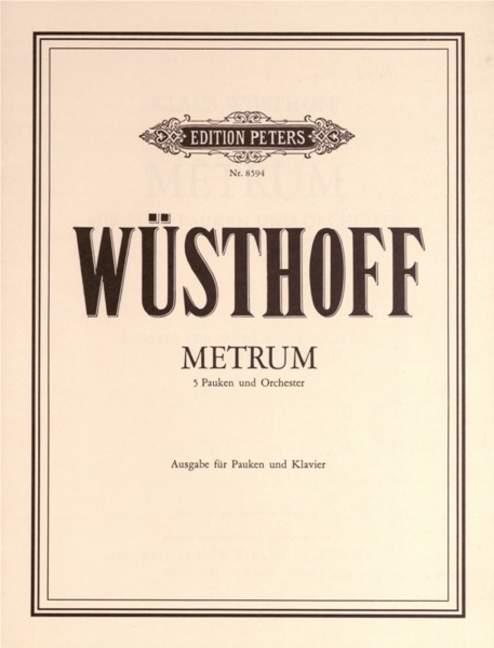 Metrum for Five Timpani and Orchestra
