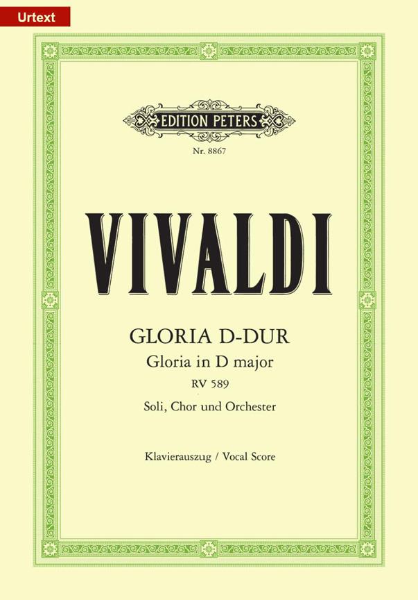 Gloria In D RV 589 - Vocal Score