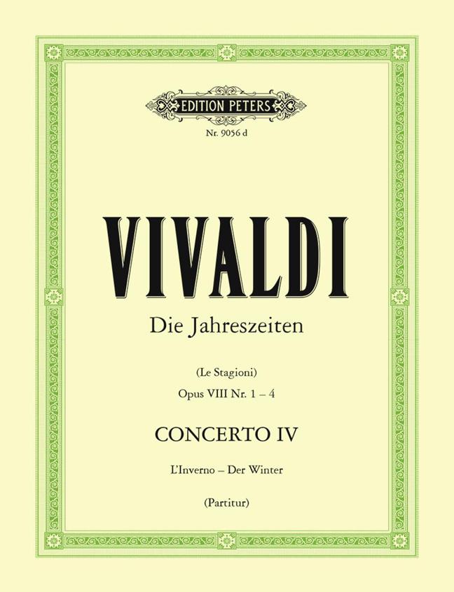 The Four Seasons, Concerti Op. 8 Winter RV297 : No. 4 in F minor RV297 Winter