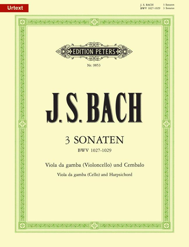 3 Sonaten BWV 1027 1028 1029
