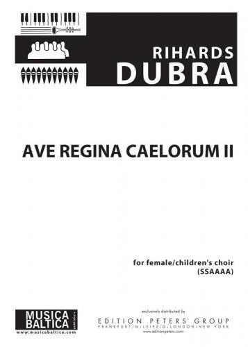 Ave regina caelorum II : for female/children's choir