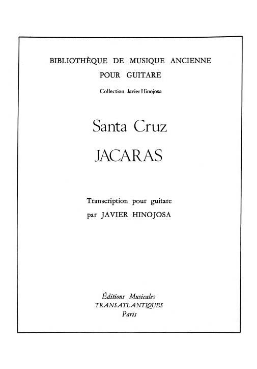 Ruan Santa-Cruz: Jacaras