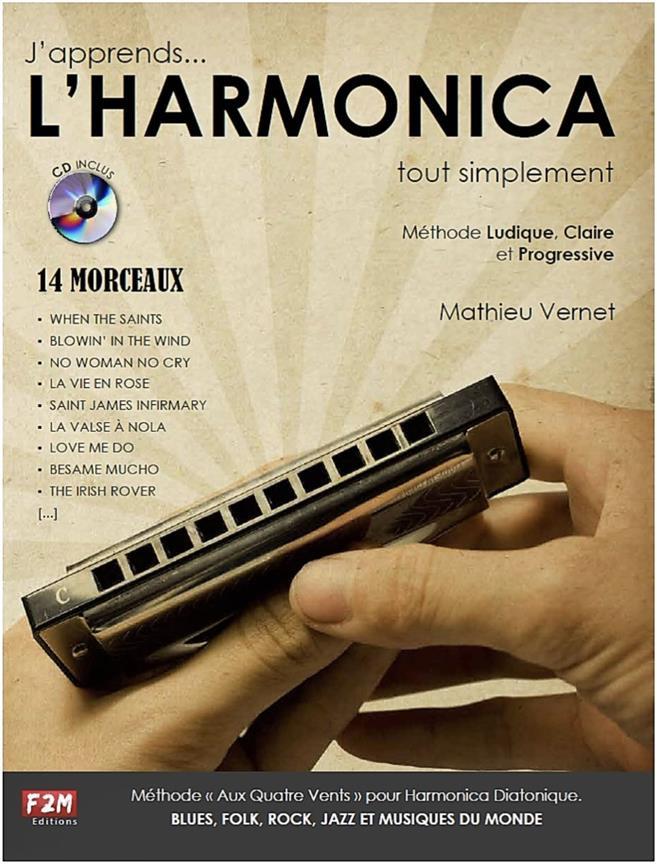 J'apprends... L'Harmonica... tout simplement : 14 Morceaux