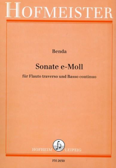 Benda, F.: Sonata In E Minor