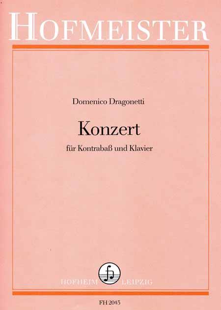 Domenico Dragonetti: Double Bass Concerto (Double Bass/Piano)