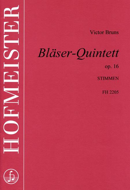 Bruns, V.: Wind Quintet Op 16 - Parts