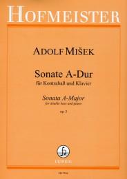 Adolf Misek: Sonata In A Major Op. 5 - Double Bass And Piano