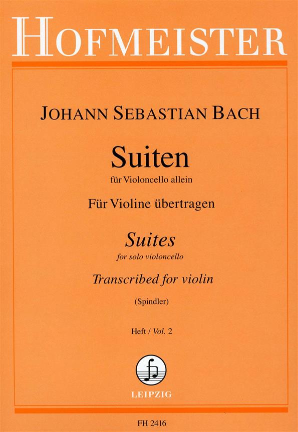 Bach, J. S.: Cello Suites Volume 2
