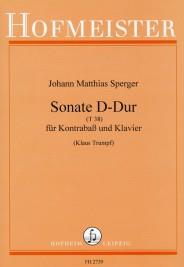 Johann Matthias Sperger: Sonata In D T38