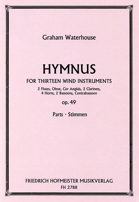 Graham Waterhouse: Hymnus Op.49 (Wind Parts)