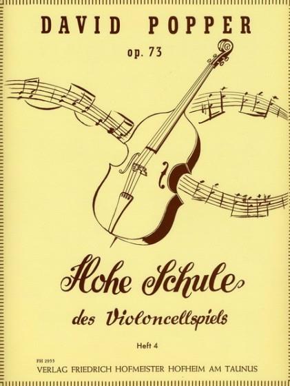 David Popper: Hohe Schule Des Violoncellspiels Op. 73 Band 4