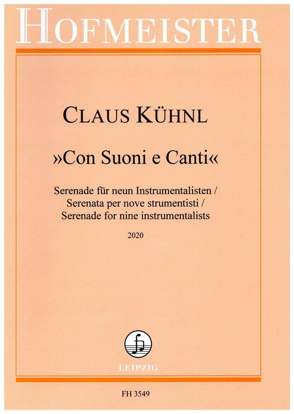 Con Suoni e Canti : Serenade für neun Instrumentalisten