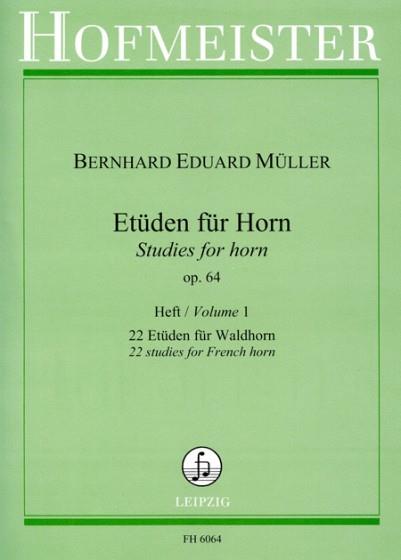 Bernhard Eduard Müller: Etüden Für Horn Op. 64 Band 1