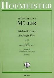 Bernhard Eduard Müller: Etüden Für Horn Op. 64 Band 2