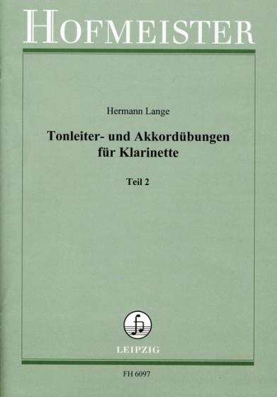 Hermann Lange: Tonleiter- Und Akkordübungen Für Klarinette Teil 2
