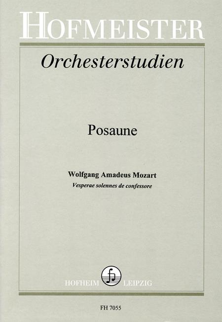 Mozart: Orchestral Studies - Mozart Solemn Vespers