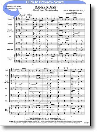 Tchaikovsky Danse Russe Sc/Pts