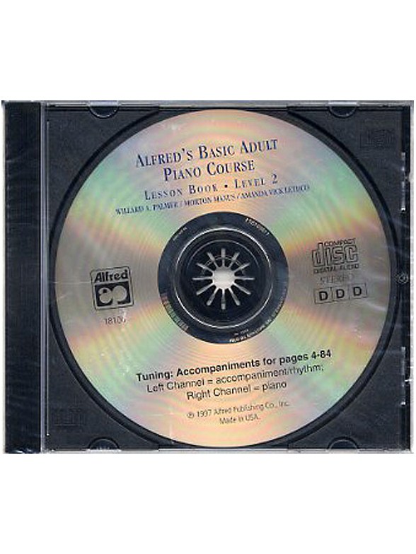 Alfred's Adult Piano Course Lesson Book Level 2 (CD)